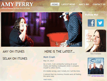 Tablet Screenshot of amynperry.com